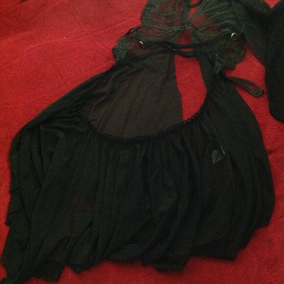 10 - Piece Lot of Black Sexy Lingerie Small to Medium - Picture 4 of 12